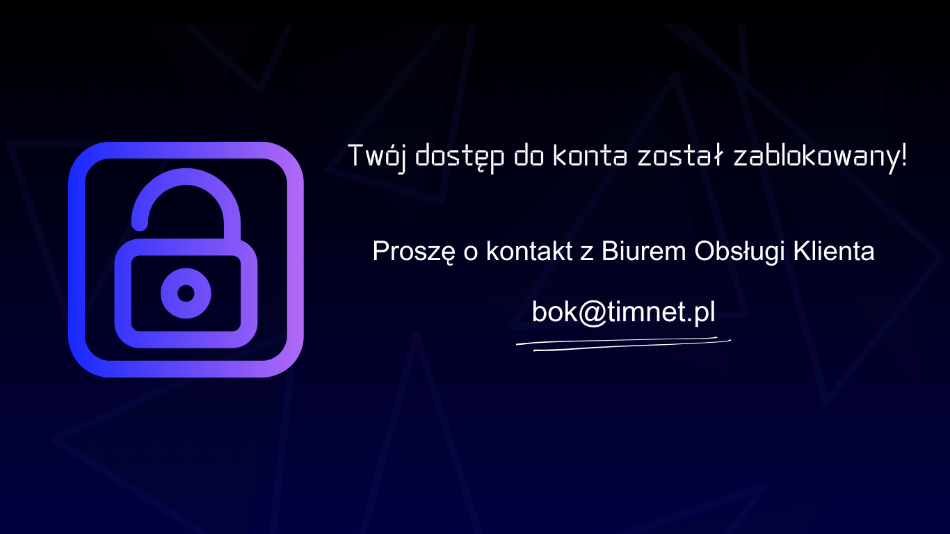 konto wyĹaczone